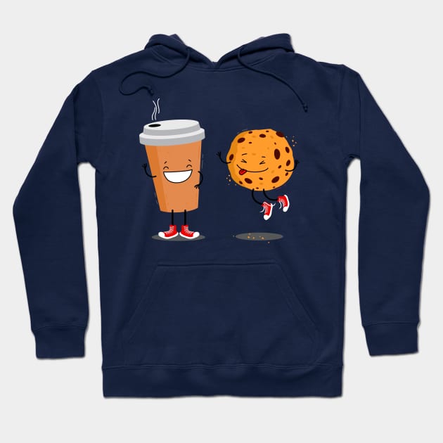 Coffee and cookie. Hoodie by hyperactive